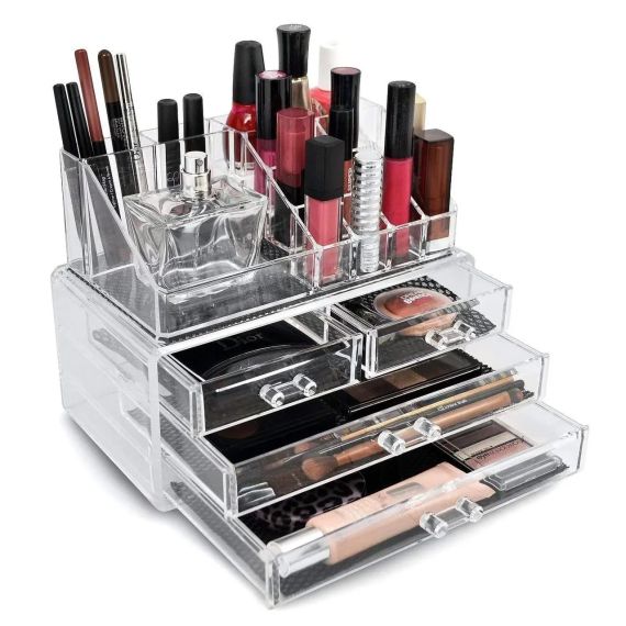 Акриловий органайзер для косметики Cosmetic Storage Box | Зображення 5