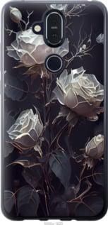 Чехол на Nokia 8.1 Розы 2 из силикона FCh_019826