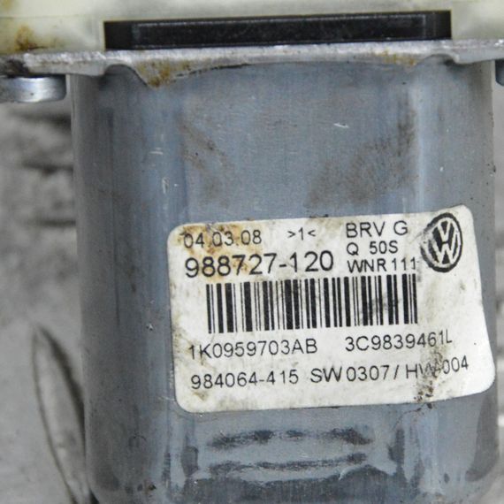 Моторчик склопідйомника задніх лівих дверей Volkswagen Passat B6 2005-2010 Фольксваген Пассат б6 1K0959703AB | Зображення 2