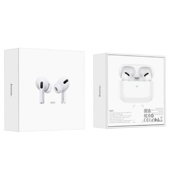 Беспроводные наушники HOCO EW27 True wireless stereo headset White | Зображення 5