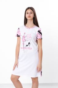 Сорочка для дівчинки (підліткова) Носи своє 140 Рожевий (p-11408-192551)