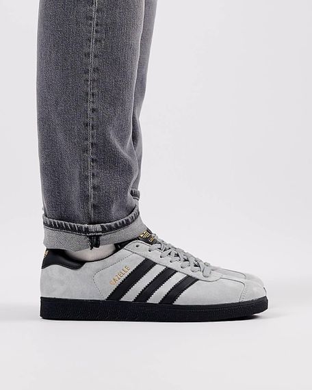 Чоловічі кросівки Gazelle Gray Black (замша) A1375 | Зображення 4
