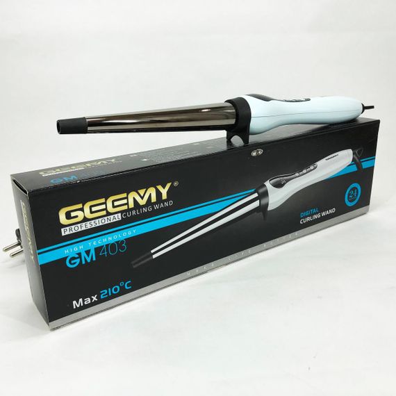 Конусна професійна плойка для локонів Gemei GM-403 | Зображення 5