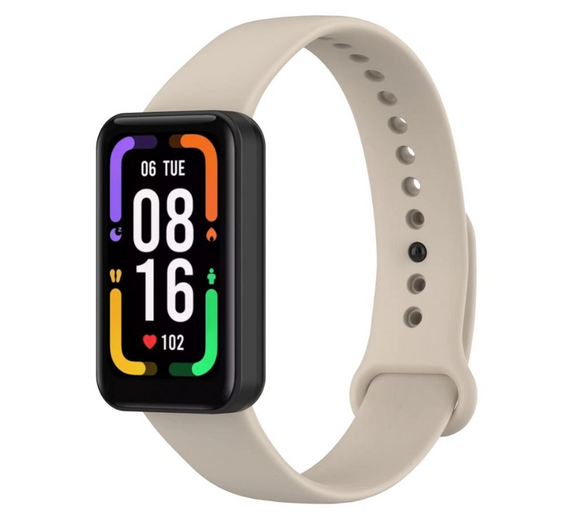 Силіконовий ремінець Primo для фітнес браслета Xiaomi Redmi Smart Band Pro (M2101B1 / BHR5501GL) - Ivory | Зображення 3