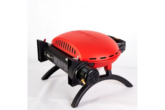 КОМПЛЕКТ Портативний переносний газовий гриль O-GRILL 500, червоний + шланг в подарунок! Код: 011676 | Зображення 2