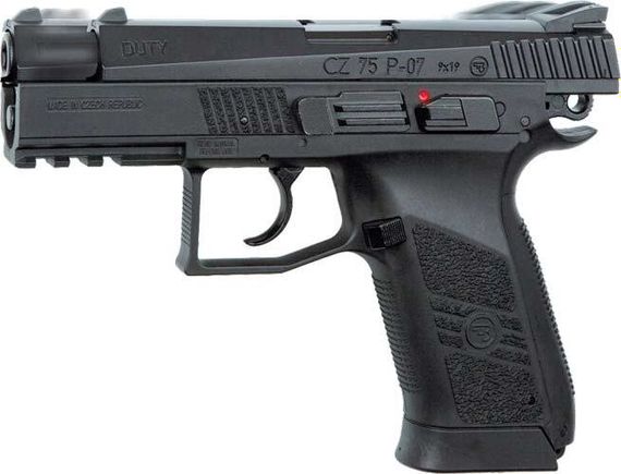 Пістолет пневматичний ASG CZ 75 P-07 Duty Blowback. CO2. BB кал. 4.5 мм | Зображення 3