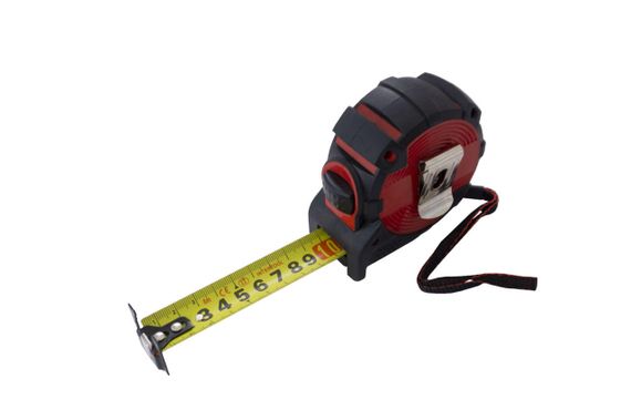 Рулетка Intertool - 8 м x 25 мм Storm магнтит автостоп (MT-0848) | Зображення 1
