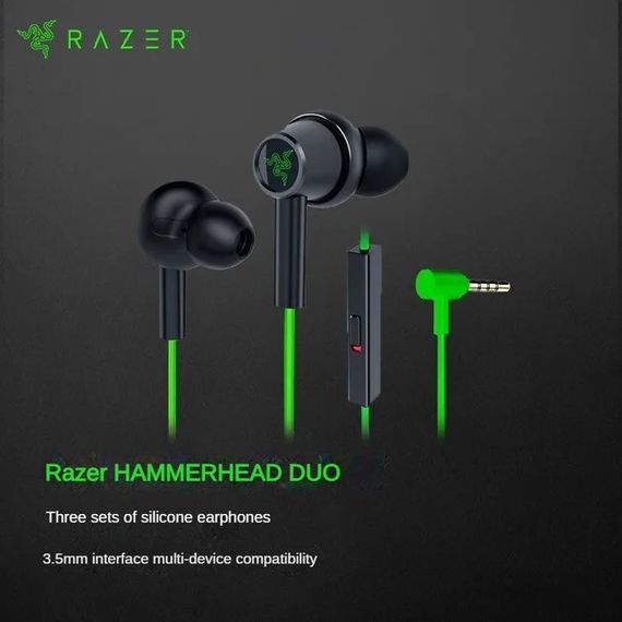 Ігрові навушники-вкладиші із двома драйверами Razer Hammerhead Duo | Зображення 1