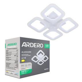 Світлодіодний накладний світильник Ardero AL6550ARD MATEO 40Вт 5000K білий