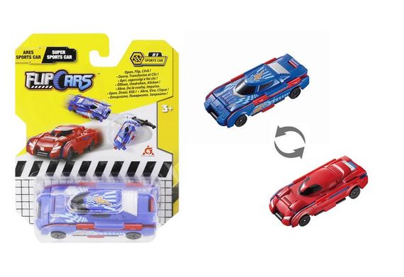 Flip Cars Машинка-трансформер 2 в 1 Арес спорткар і Супер спорткар (EU463875B-03)
