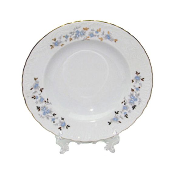 Тарілка супова Cmielow Blue Flower 9706-22-5-409-T 22,5 см