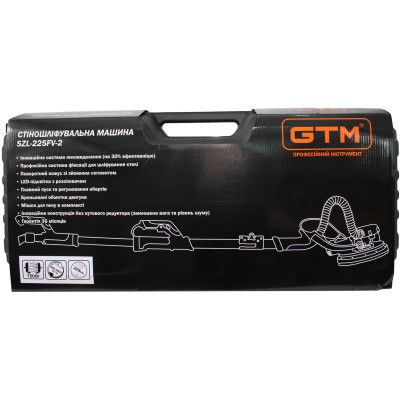 Шлифовальная машина GTM для стен SZL-225FV-2 (жираф) 225мм, 750Вт, 900-1800 об/мин (SZL-225FV-2) | Зображення 6