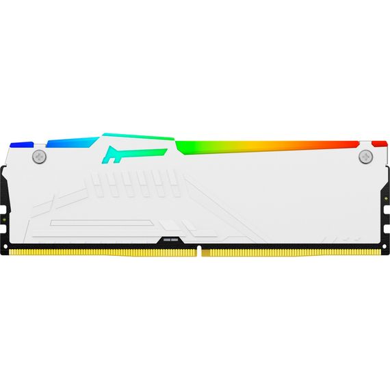 Модуль пам'яті для комп'ютера DDR5 16GB 6000 MHz Beast White RGB Kingston Fury (ex.HyperX) (KF560C30BWEA-16) | Зображення 2
