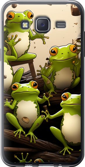 Чехол на Samsung Galaxy J5 (2015) J500H Жабки "5656u-100-17620"