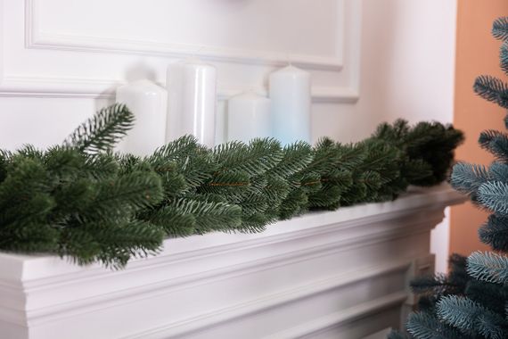 Хвойна лита гірлянда 2 м, зелена | Зображення 5