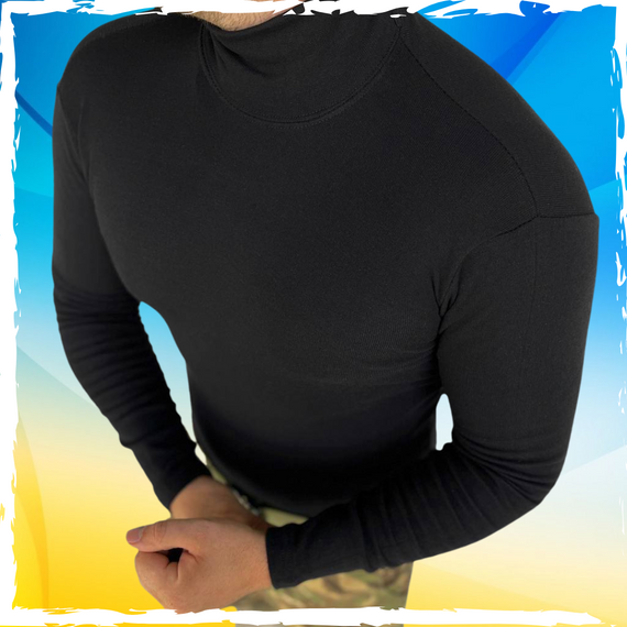 Гольф мужской черный. Термо гольф. Мужской гольф. 2XL