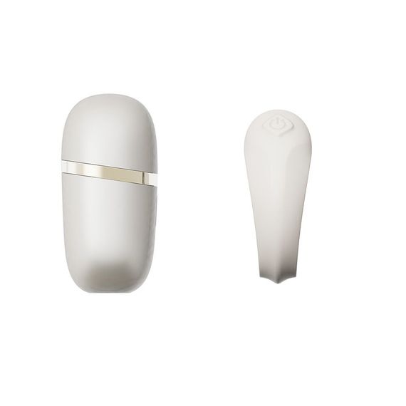 Ерекційне смарт-віброкільце Zalo Apis Ivory White, до 4 годин роботи, зарядний кейс | Зображення 9