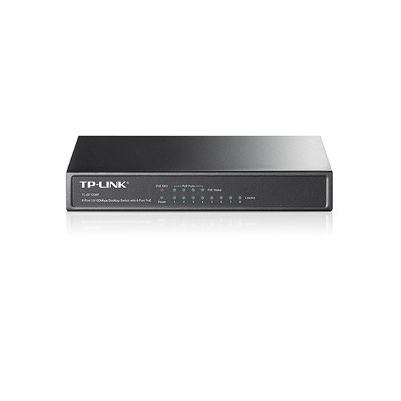 Коммутатор TP-LINK TL-SF1008P 8xFE/PoE 65W неуправляемый (TL-SF1008P)
