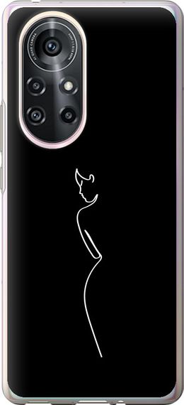 Чехол на Huawei Nova 8 Pro Силуэт1 "4590u-2246-17620"