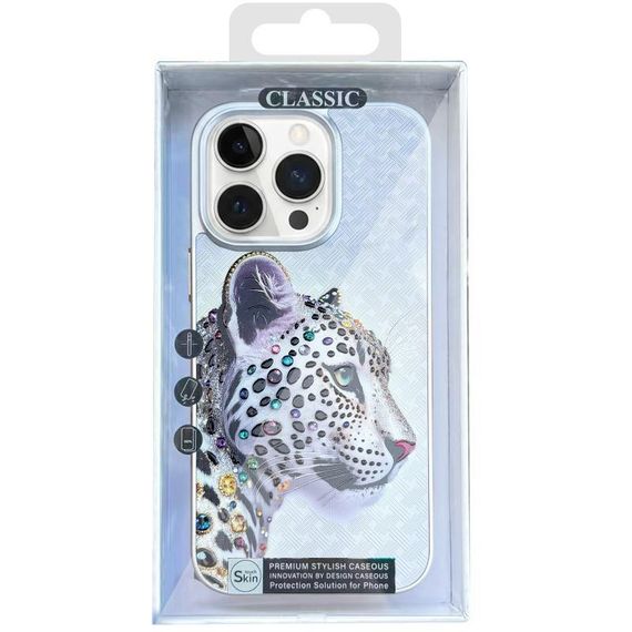 Чохол TPU+PC Crystal Hunt with MagSafe для Apple iPhone 16 Pro (6.3") White | Зображення 1