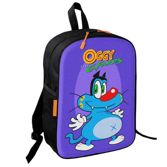 Рюкзак шкільний дитячий з принтом Оггі та таргани, Кукарачі 36х27 см підлітковий для хлопчика, дівчинки (4733)