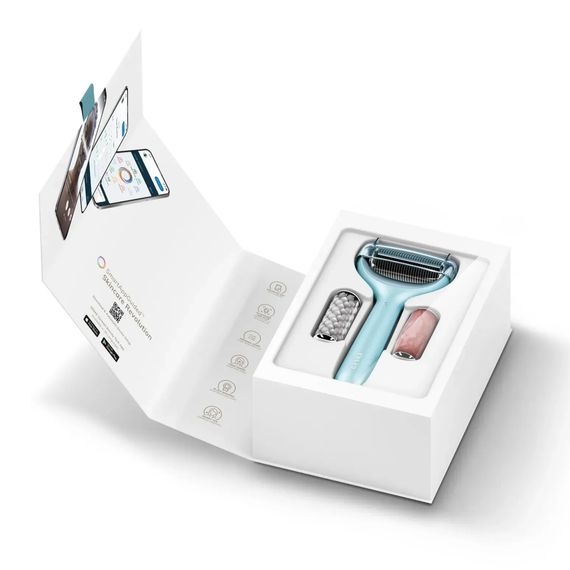 Ролик для голкової мезотерапії обличчя та тіла GESKE MicroNeedle Face&Body Roller 9в1 turquoise, Бірюзовий | Зображення 8