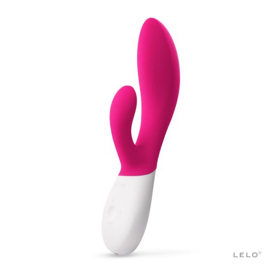 Вібратор-кролик LELO Ina Wave 2 Cerise, манливий рух стовбура + вібрації sexstyle