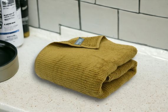 Полотенце махровое ST-1 Kayra 70x140 см. горчичный | Зображення 3