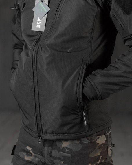 Весняна тактична куртка carrier (аналог uf pro) чорна ВТ0546 | Зображення 8