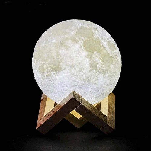 Настільний світильник місяць Magic 3D Moon Light Від Акумулятора | Зображення 2