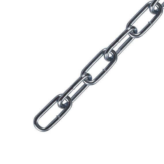 Цепь длиннозвенная оцинкованная 2мм DIN 5685C (бухта кратно 110м) APRO | Зображення 1