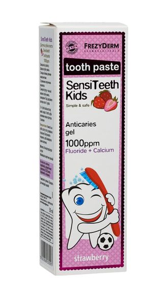 Дитяча зубна паста FREZYDERM SENSITEETH KIDS TOOTH PASTE 1000 ppm, 50 мл. | Зображення 1