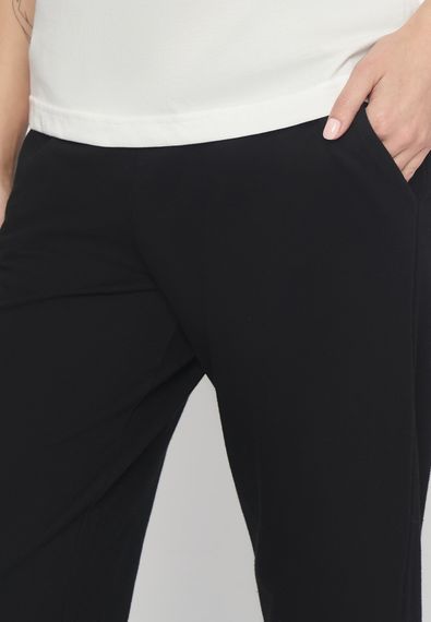 Штани жіночі прямі чорні, 4XL | Зображення 3