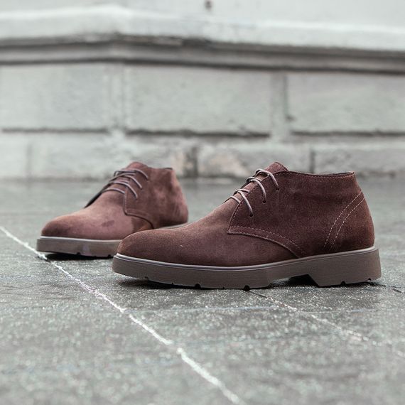 Замшеві черевики коричневого кольору 40 розмір | Зображення 3