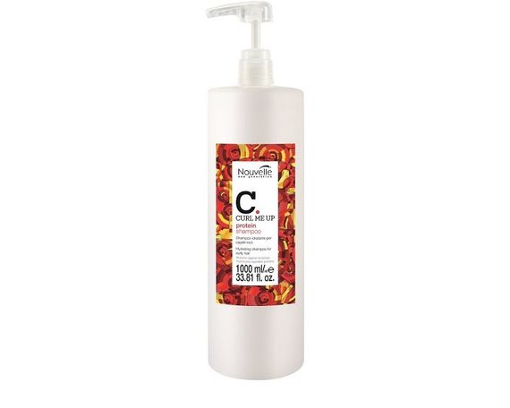 Шампунь Curl me Up Nouvelle Protein Shampoo для поврежденных волос 1000 мл