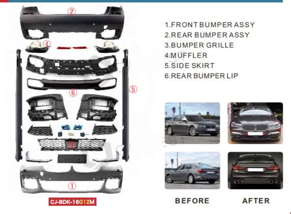 Комплект обвесов для G12 в M760 2016-2019 годов. для BMW 7 серия G11/G12
