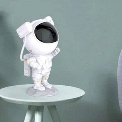 Ночник светильник космонавт Звездное небо галактический ночник-проектор звездного неба астронавт | Зображення 5