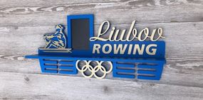 Медальниця гребля, rowing, холдер для медалей, для кубків