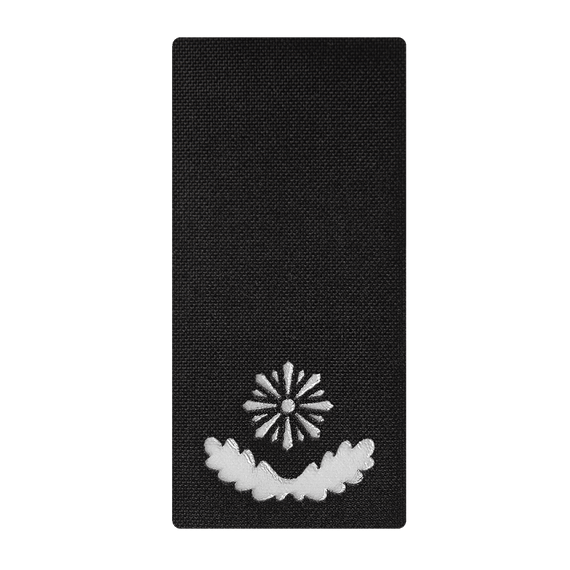 Погон Camotec НПУ Майор (5*10) Чорний/Рефлект (9243)