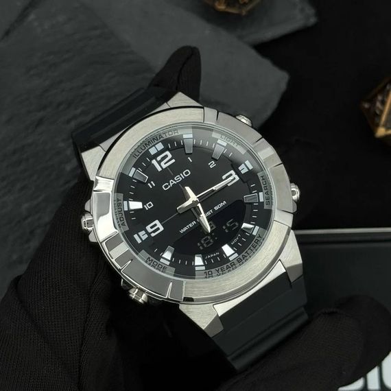 Чоловічий годинник Casio AMW-870-1A | Зображення 2