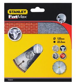 Диск алмазний Stanley по бетону 125 x 22.2 мм (STA38107)