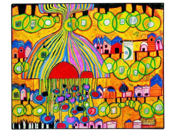Шкарпеткова пряжа Opal Sockenwolle, серия Hundertwasser, 1431 | Зображення 1