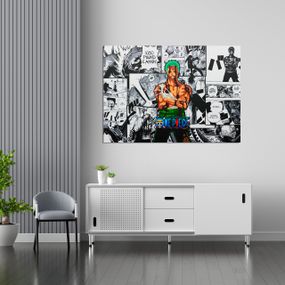 Плакат-постер з принтом Кавун One Piece Ван-Піс Roronoa Zoro Ророноа Зоро Плакат комікс А1 ПЛ000689(A1)