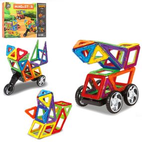 Конструктор магнітний Limo Toy Транспорт LT3005 25 деталей