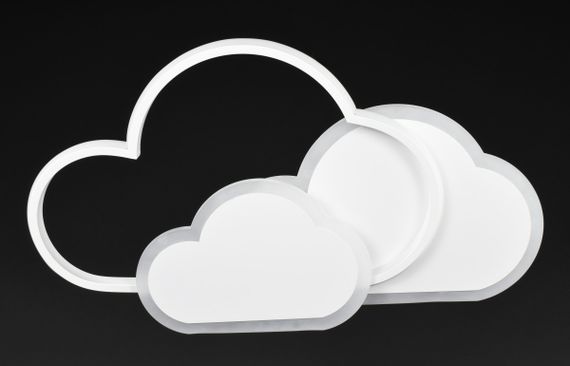 Люстра світлодіодна стельова LED світильник для квартири на стелю лед 27322 Білий 6х32х55 см. | Зображення 7