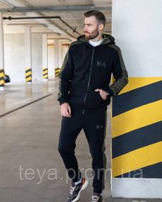 Спортивний костюм колір чорний розміри S, XXL FI_005505