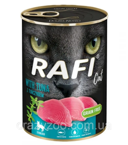 Вологий корм для стерилізованих котів Dolina Noteci Rafi Sterilised With Tuna з тунцем 400 г