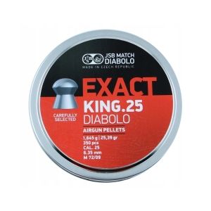 JSB Exact King 6,35 мм, 1,645 гр, 350 шт
