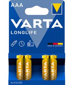 Елемент живлення VARTA LONGLIFE AAA BLI 4 (copy)