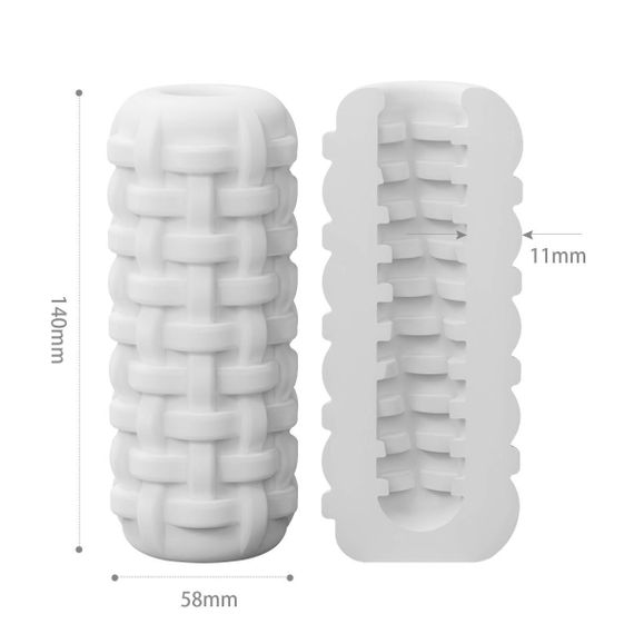 Мастурбатор Otouch DECOR 1-A, утолщенный TPE, эффект всасывания, спиральные выступы sexstyle | Зображення 1